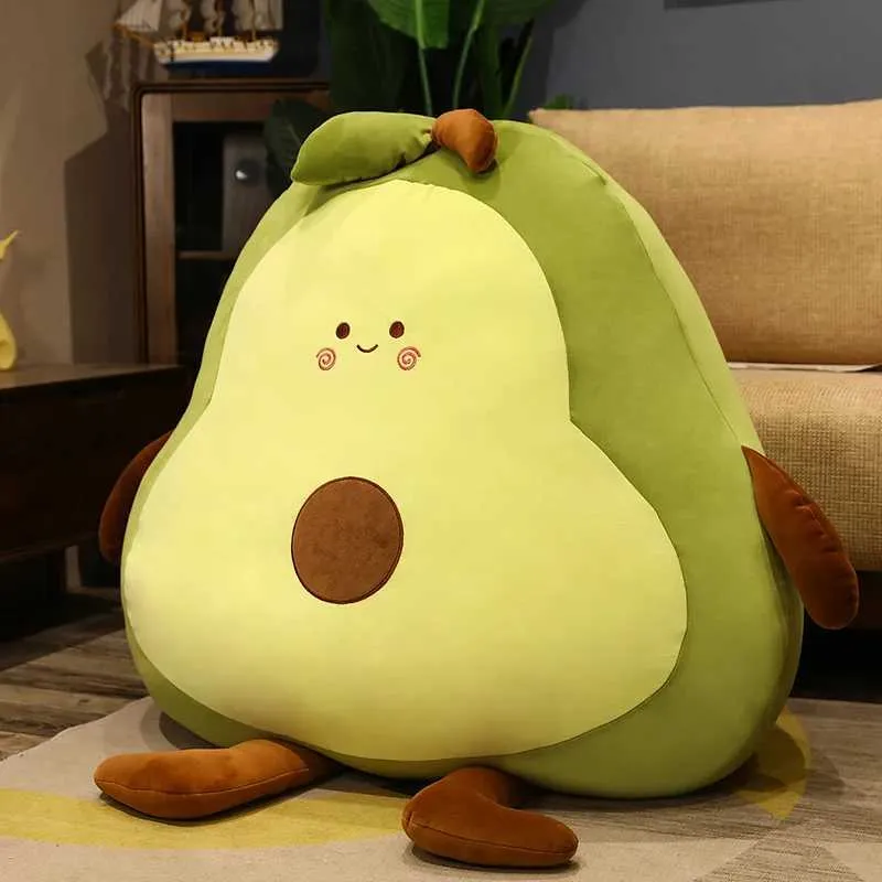 Cute Avocado Plush Pillows Cushions 50 100CM Soft Stuffed Plush Toy Fruit Cushion Pillow For Kids Girls Birthday Gift From Liszonx 12.66 DHgate.Com