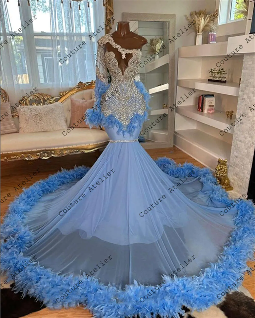 gorgeous long evening dresses Lace-Up Atria Ruched Long Formal Dress