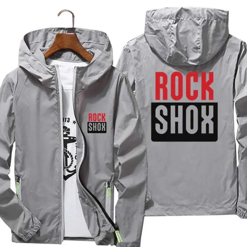 Giacca a vento con cappuccio da uomo per mtb e ciclismo_voghion.com