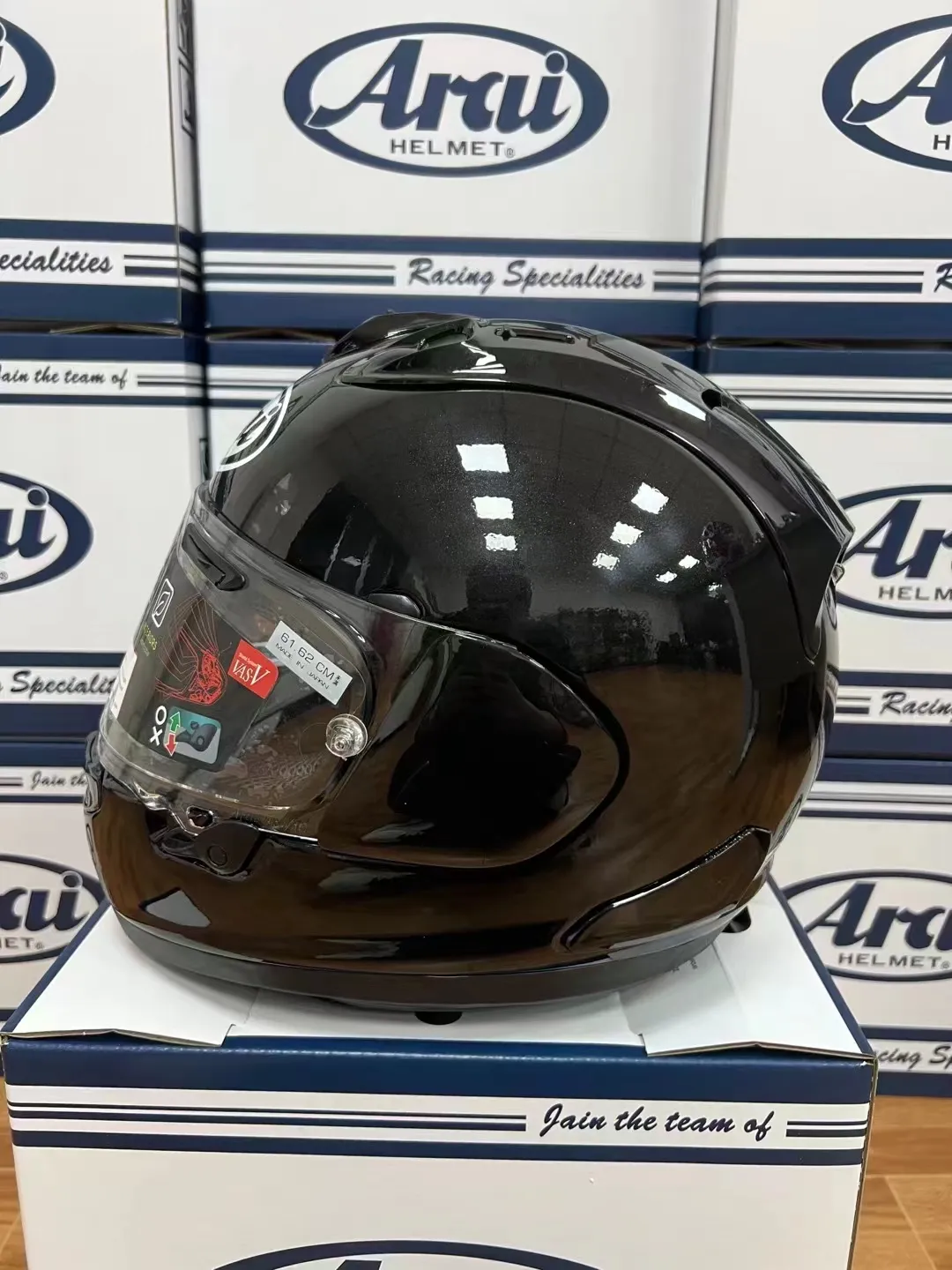 ARAI RX-7X Glossy Black ABS Full Face Helmet for Off Road Racing