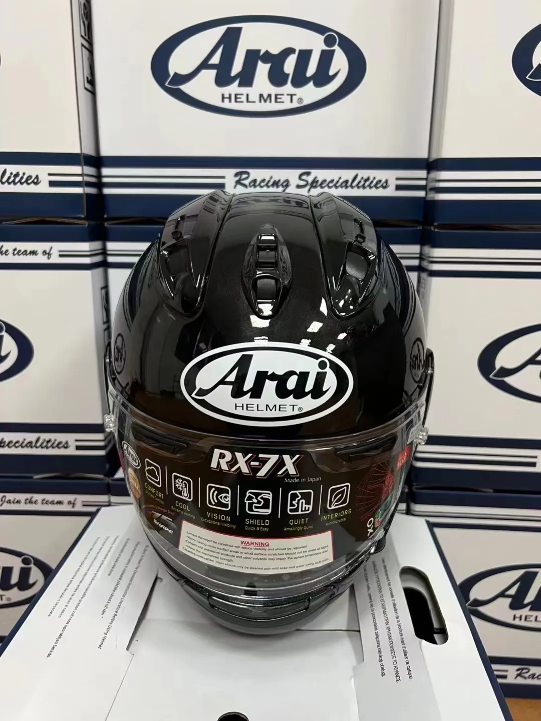 Arai RX-7X hyod BLACK HYOD X Arai RX-7X Grenade 2S Sizes Available