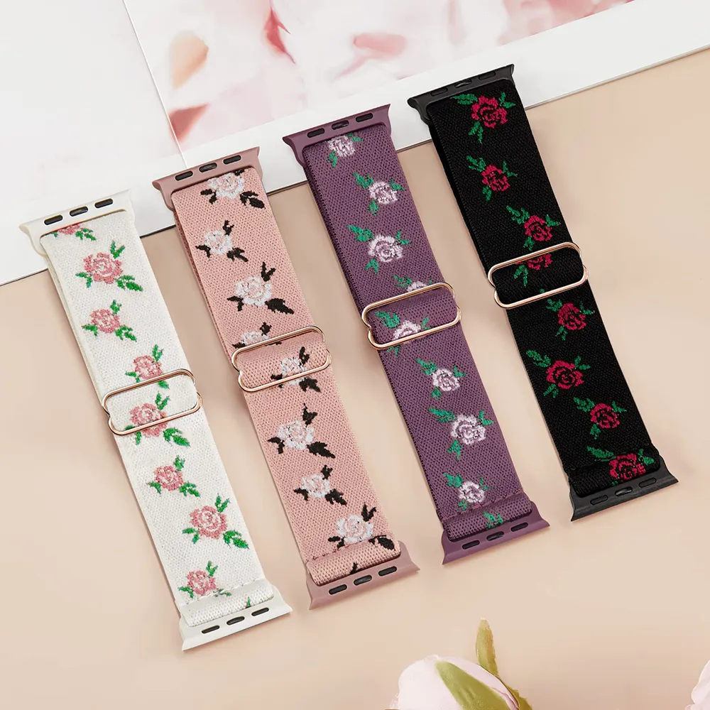 Nylon Stretchy Loop Band For Iwatch Band 38mm 40mm... From  display picture 3