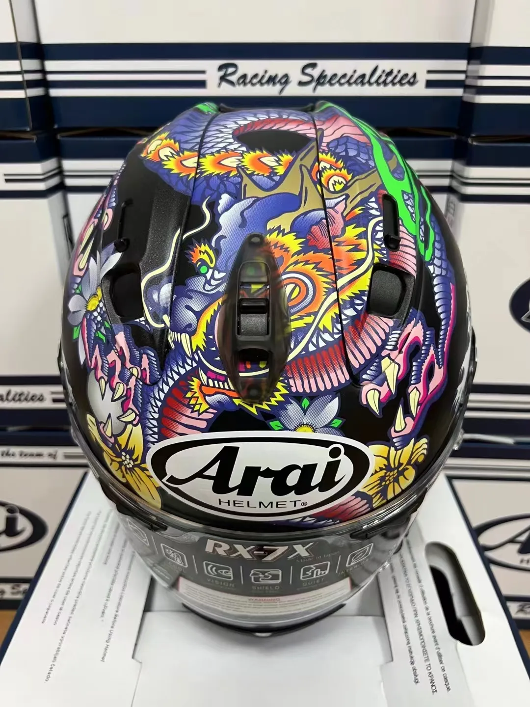 本日お値下げ【美品】Arai RX-7X 寒々しく グラスブルー M 
