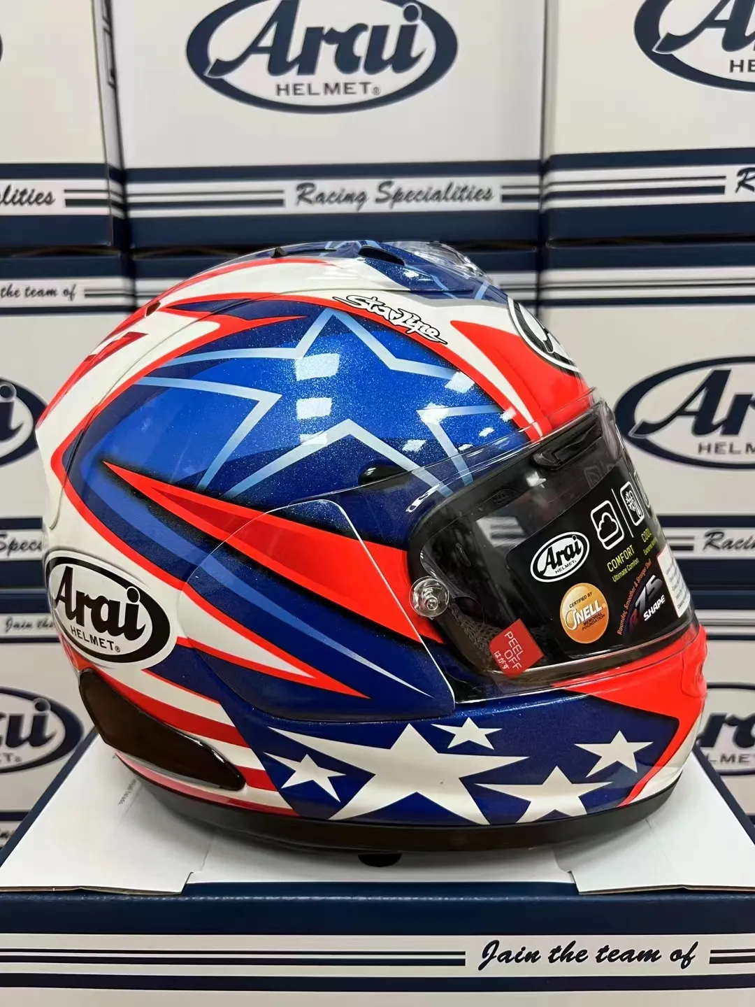 Arai RX 7X Nicky Hayden Full Face Motorcycle Helmets Premium Off