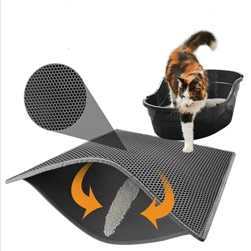 Litter Mat Easyology Cat Tunnel Waterproof Double Layer Cat Litter