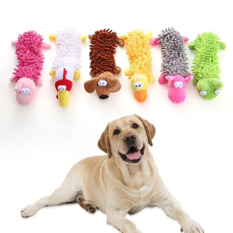 Indestructible Plush Pet Dog Toy with Squeaky for Small Dogs from