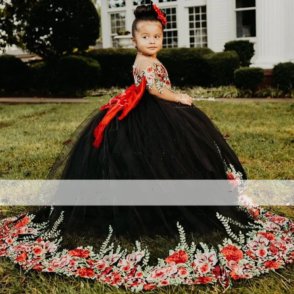 slim fit dress slacks Black flower girl dress with train, Open back girl dress satin, Sleeveless  girl dress, Prom girl dress, Toddler girl party dress