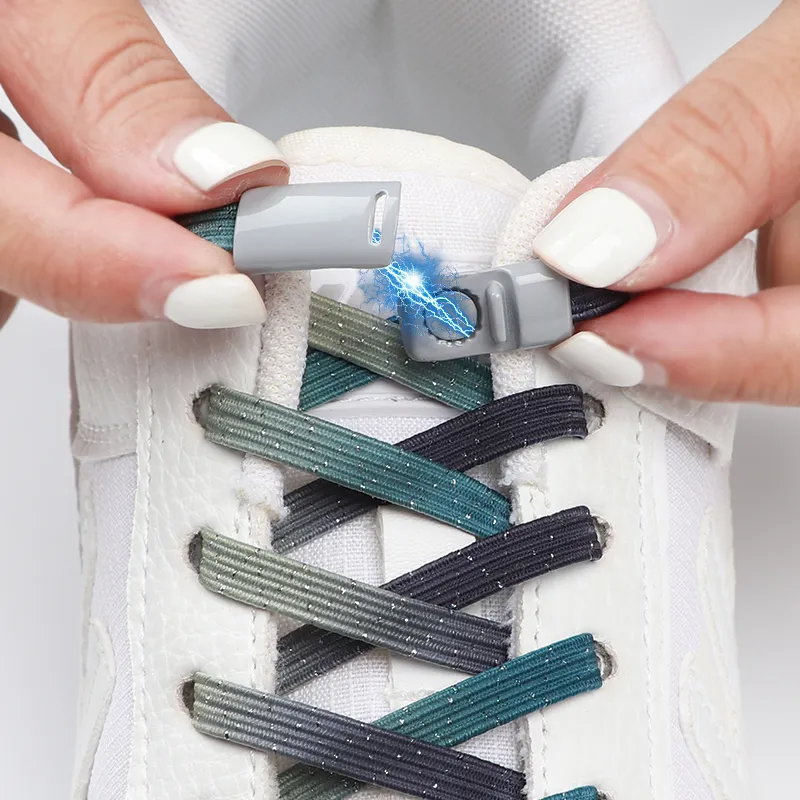Magnetic Lock Flat Elastic Laces For Sneakers No Tie Shoelaces Ideal For Kids And Adults Shoe Lace Clip From Dh3572031 13.06 DHgate.Com