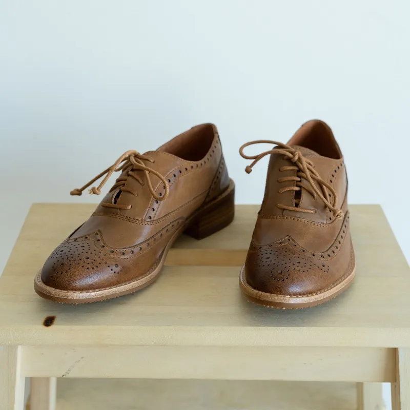 Vintage Oxfords Flat Shoes For Women Cowhide Leather Lace Up Brogue Flats  With Low Heel Classic British Style Comfortable Dress Shoes From Ddmybags,  $254.86 | DHgate.Com