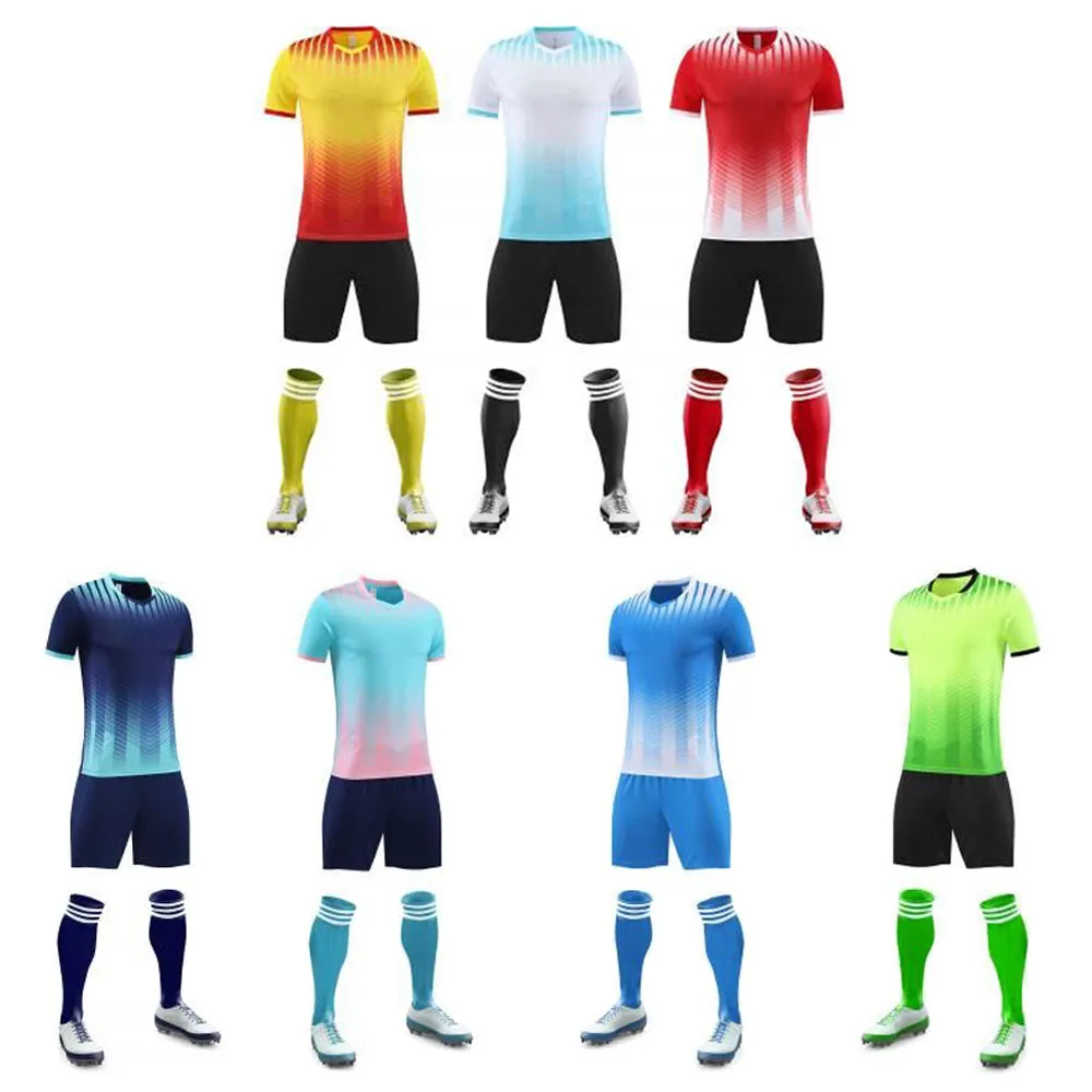 DHgate.com:Customizable Adult Kids Soccer Jersey Set