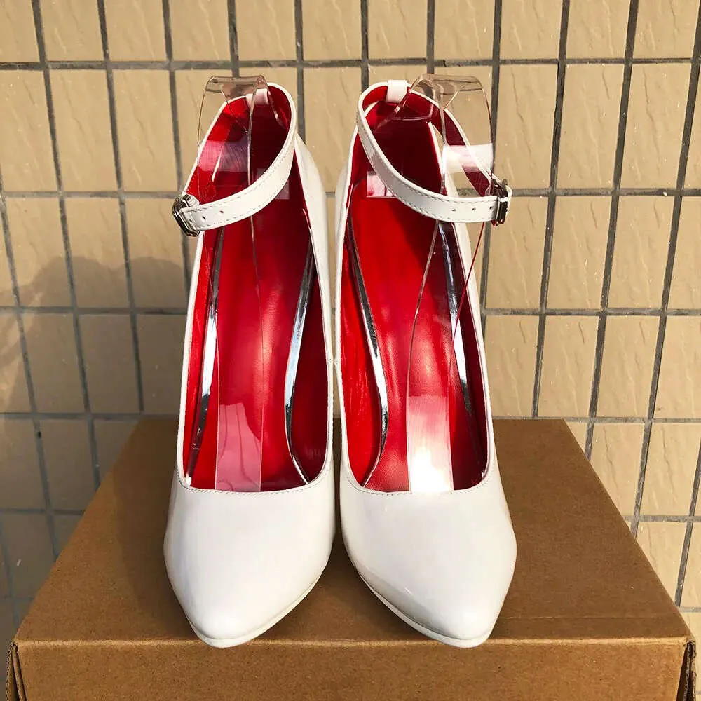 Red black and white heels sale
