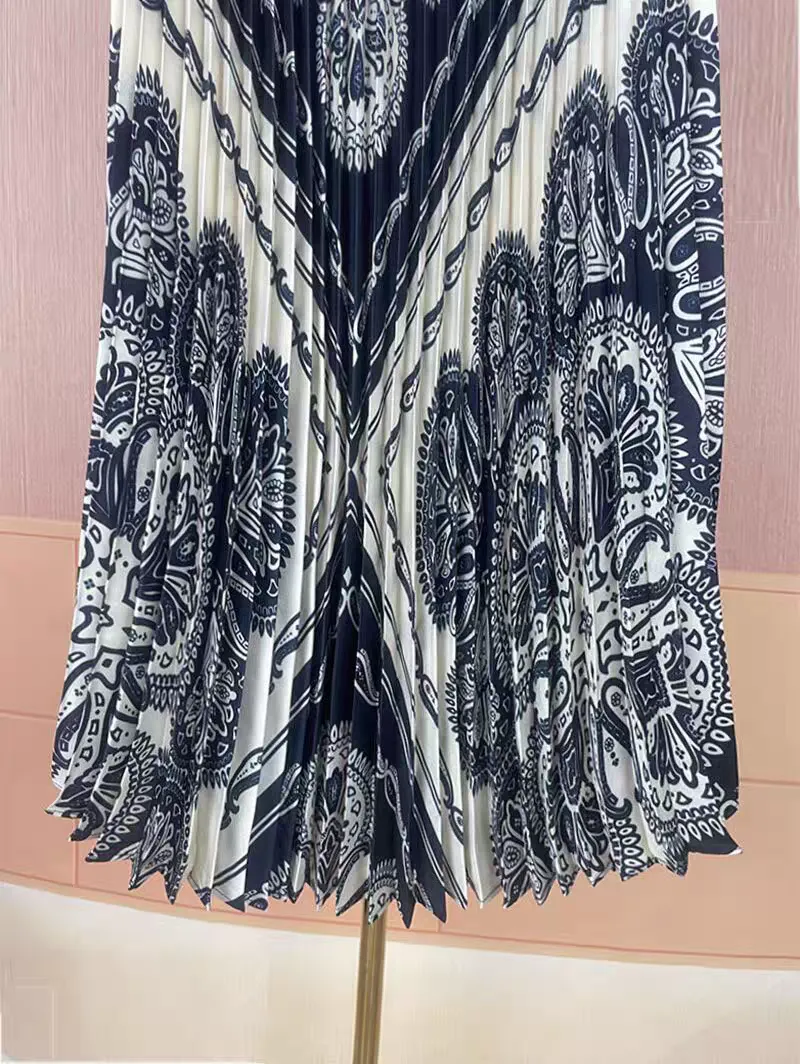 Maxi Skirts Bcbg Denim Skirt High Waisted Pleated Skirts Elegant