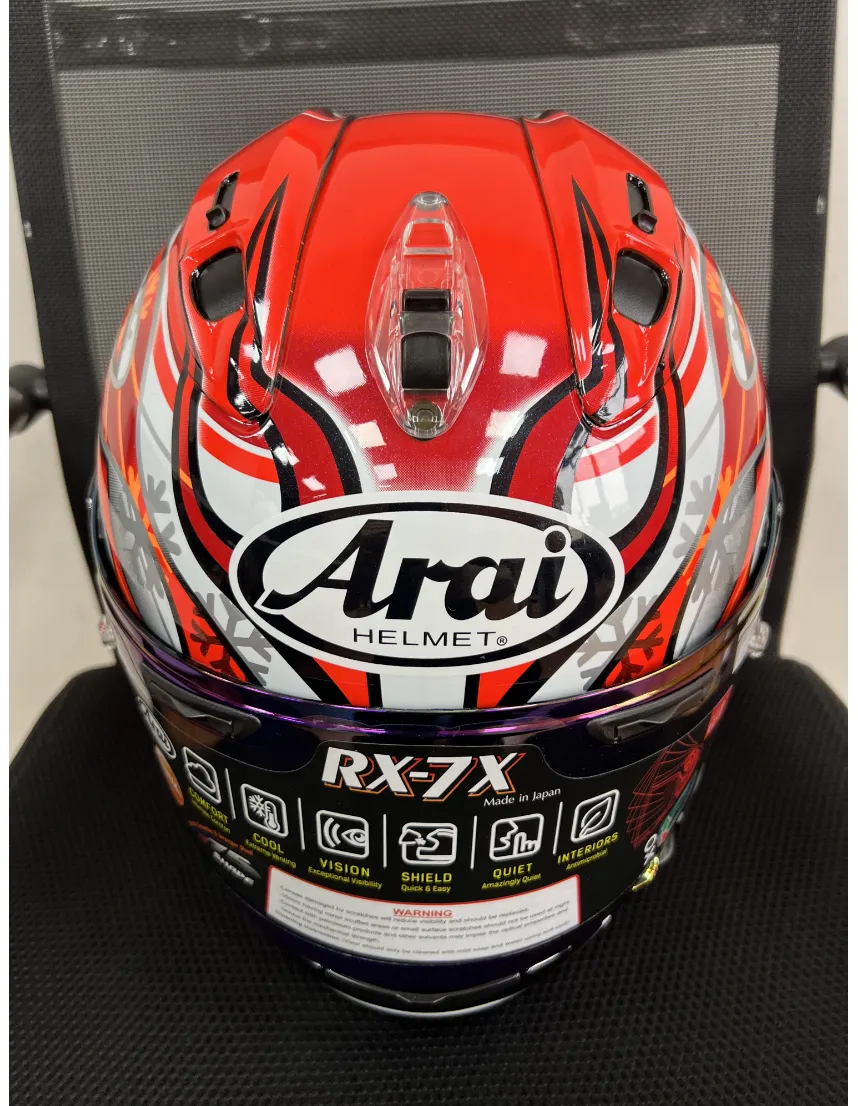 ARAI RX 7X HAGA GP Full Face Helmet For Off Road Racing 