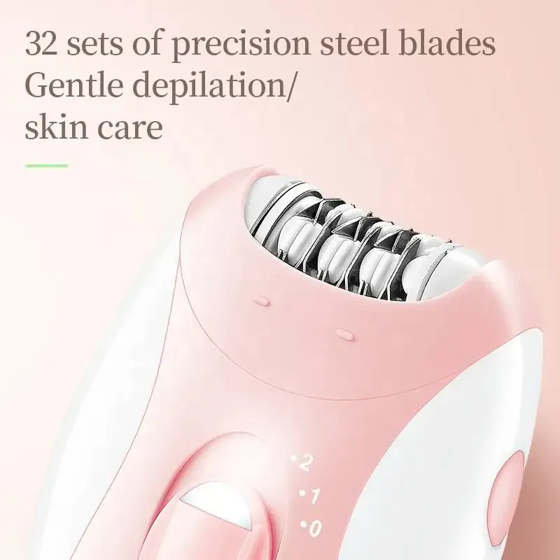 Épilateur/Rasoir 2 En 1 USB Rechargeable - Pour Sourcils, Lèvre, Maillot, Femme