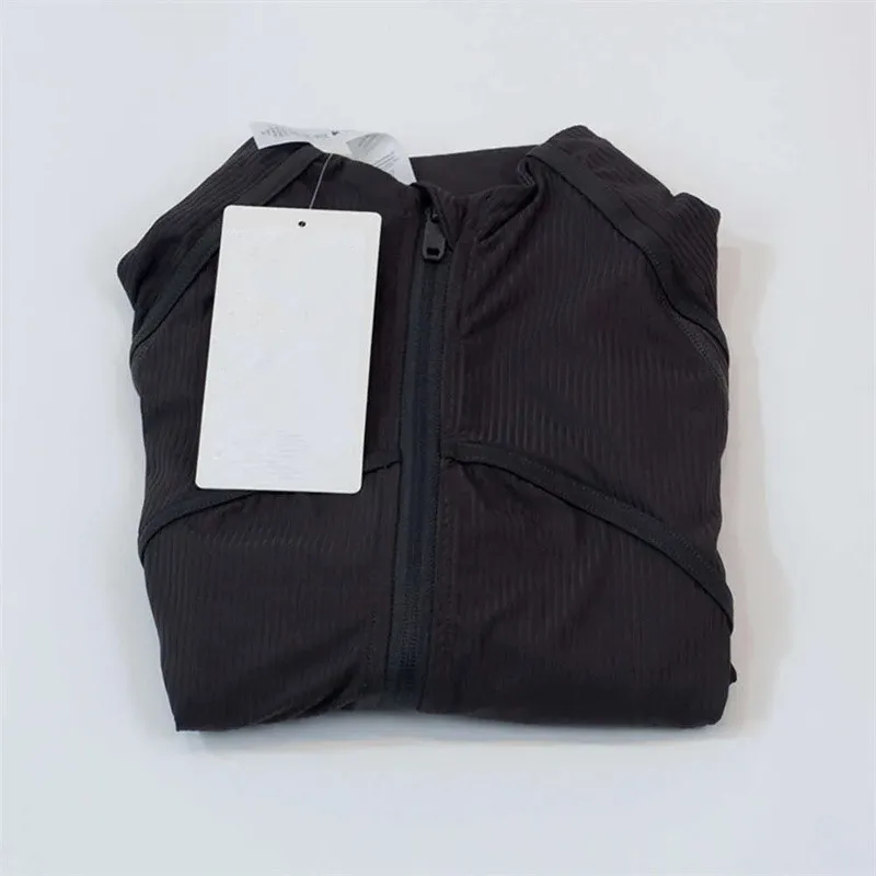 Womens Sports Yoga Jacket Sleeve Shirt Rib Short Women Tight Thin Jacket Breathable Cardigan Sportswear Summer Running Athletic Jackets From 26 66 DHgate