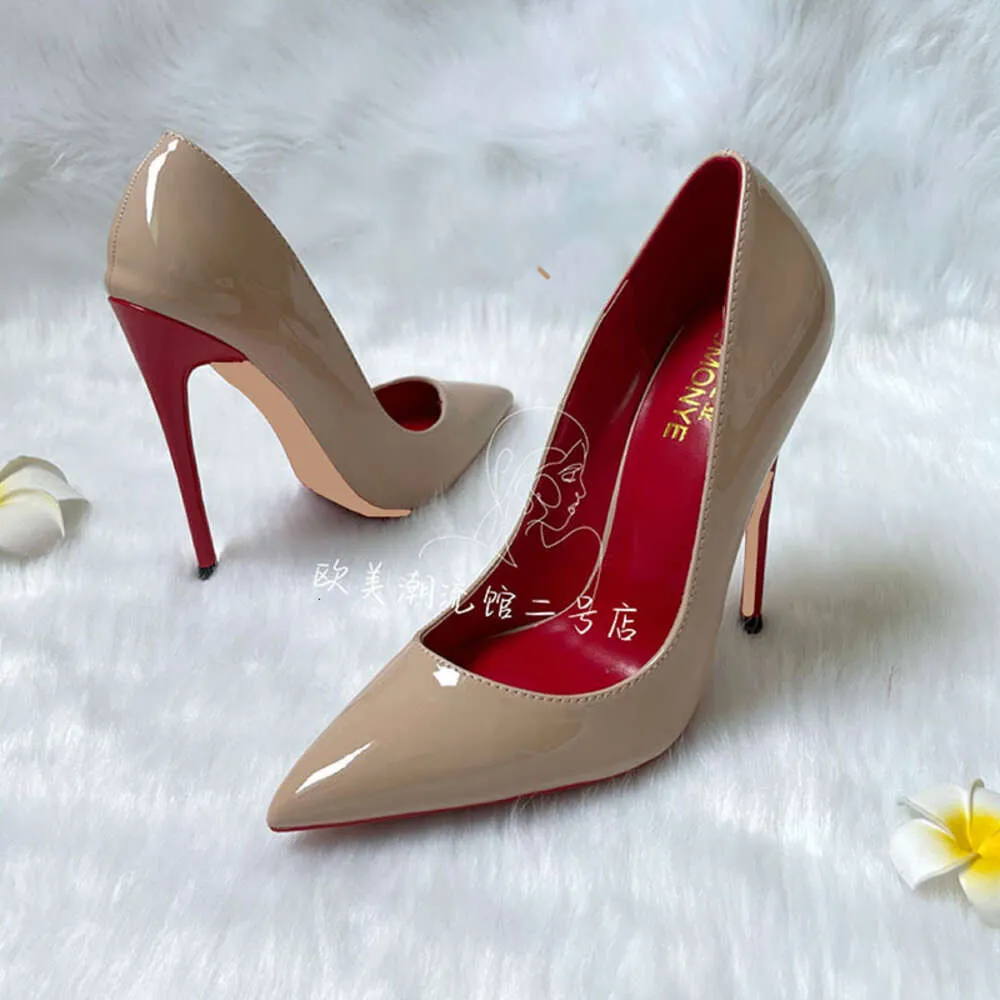Bulk Pointed Toe Heels: Nude Patent Leather Heels, Classic Court Shoes ...
