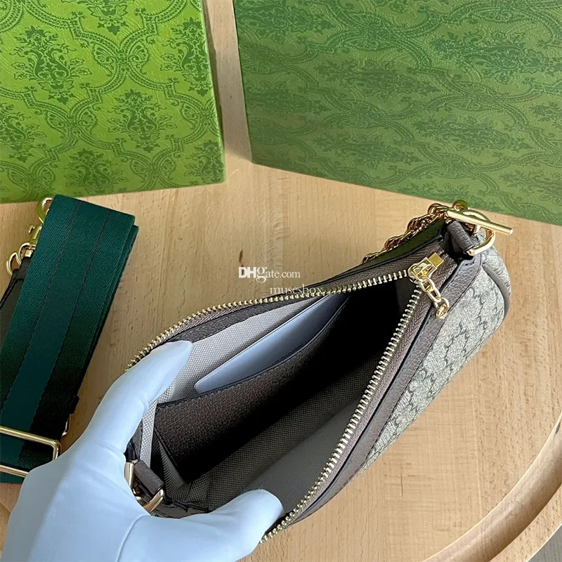 Luxury Designer Half Moon Clutch Purse Classic Leather Underarm Shoulder Bag for Women