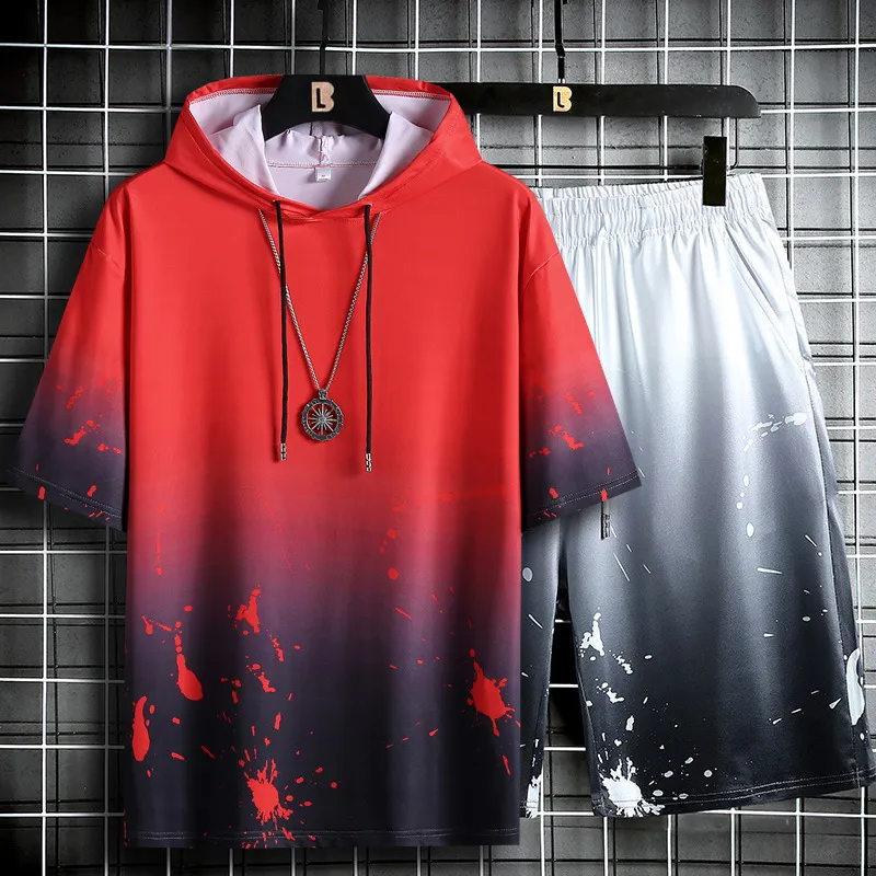 DHgate.com:Mens Summer Tracksuits Casual T-Shirt and Beach