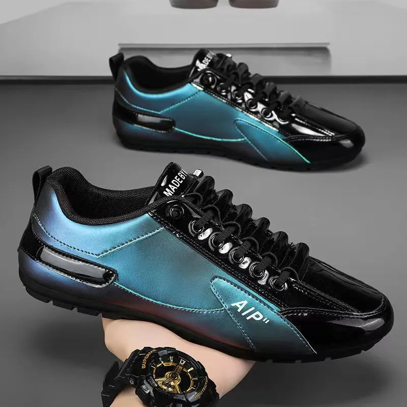 Light luxury men s shoes spring 2024 new classic trend a step on all breathable board shoes genuine casual shoes
