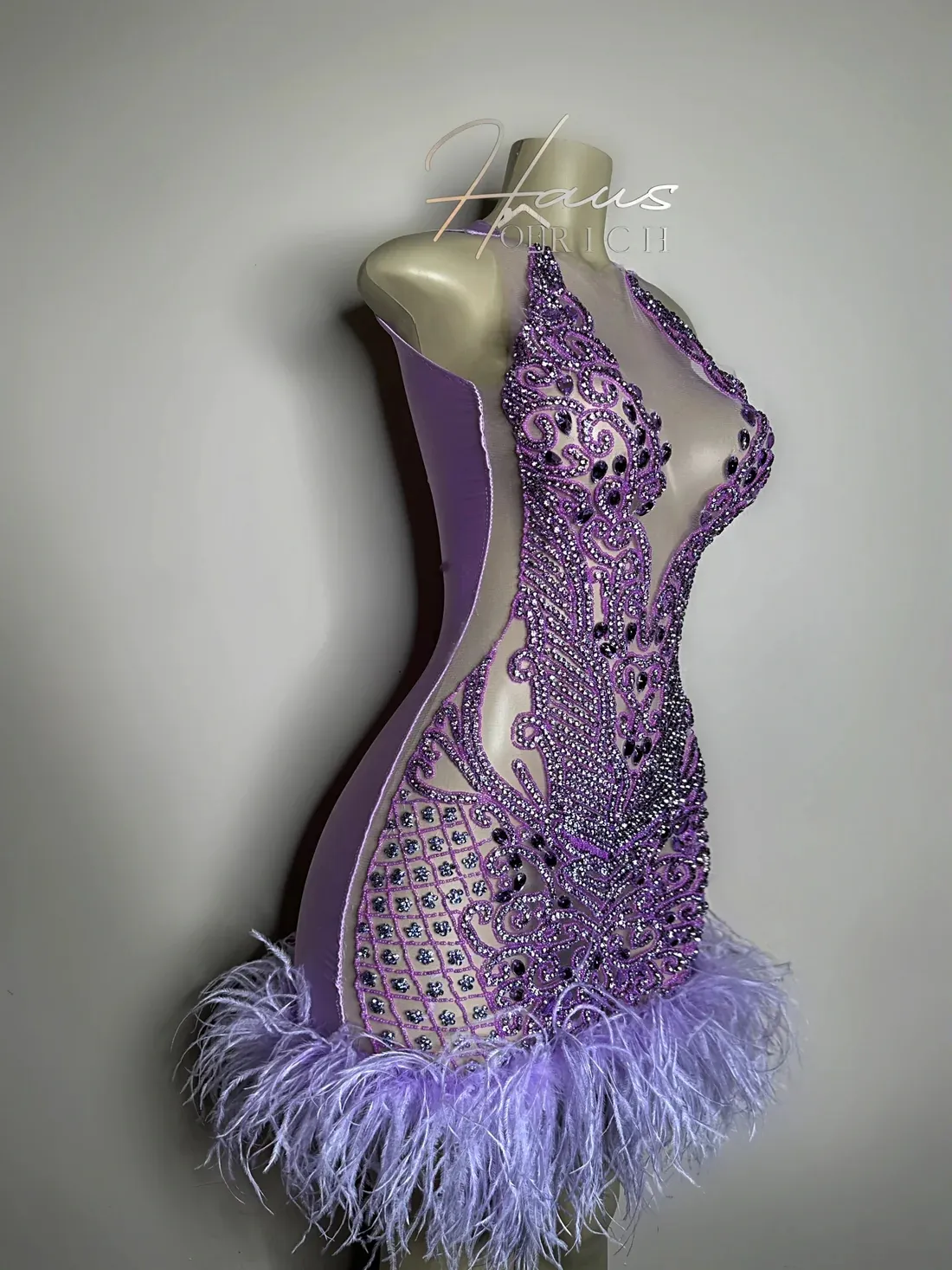 Purple Crystal Beaded Feather Short Tulle Prom Dress with Zipper Back for Black Girls from Dhgate Prom Dresses - price 157.19 Purple Crystal Beaded Feather Short Tulle Prom Dress with Zipper Back for Black Girls from Dhgate Prom Dresses - price 157.19
