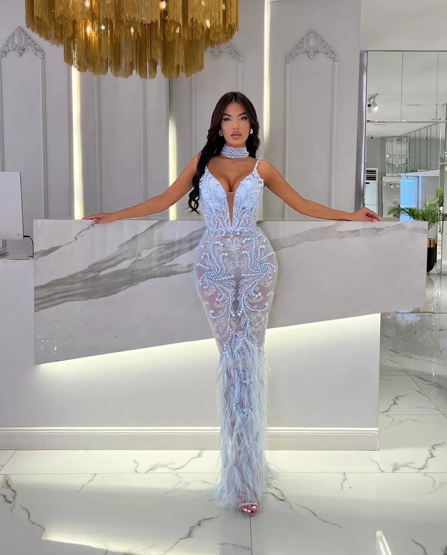 Mermaid Evening Dresses Lace Trumpet/Mermaid Prom Dress with Square  Neckline and Sweep Train for Women from Dhgate Evening Dresses - price  671.94