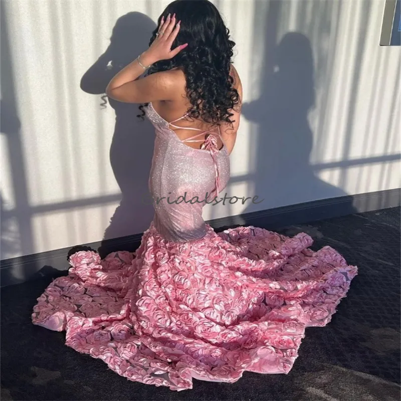 blue dress for baby girl Sexy Mermaid Long Hot Pink Prom Dress Party Dress 22th Birthday Outfit main image 0