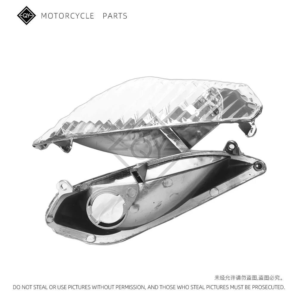 Clear Turn Indicator Signal Lens (Pair) For BMW R1200RT / R900RT 2006-2011 – Left & Right – Plastic