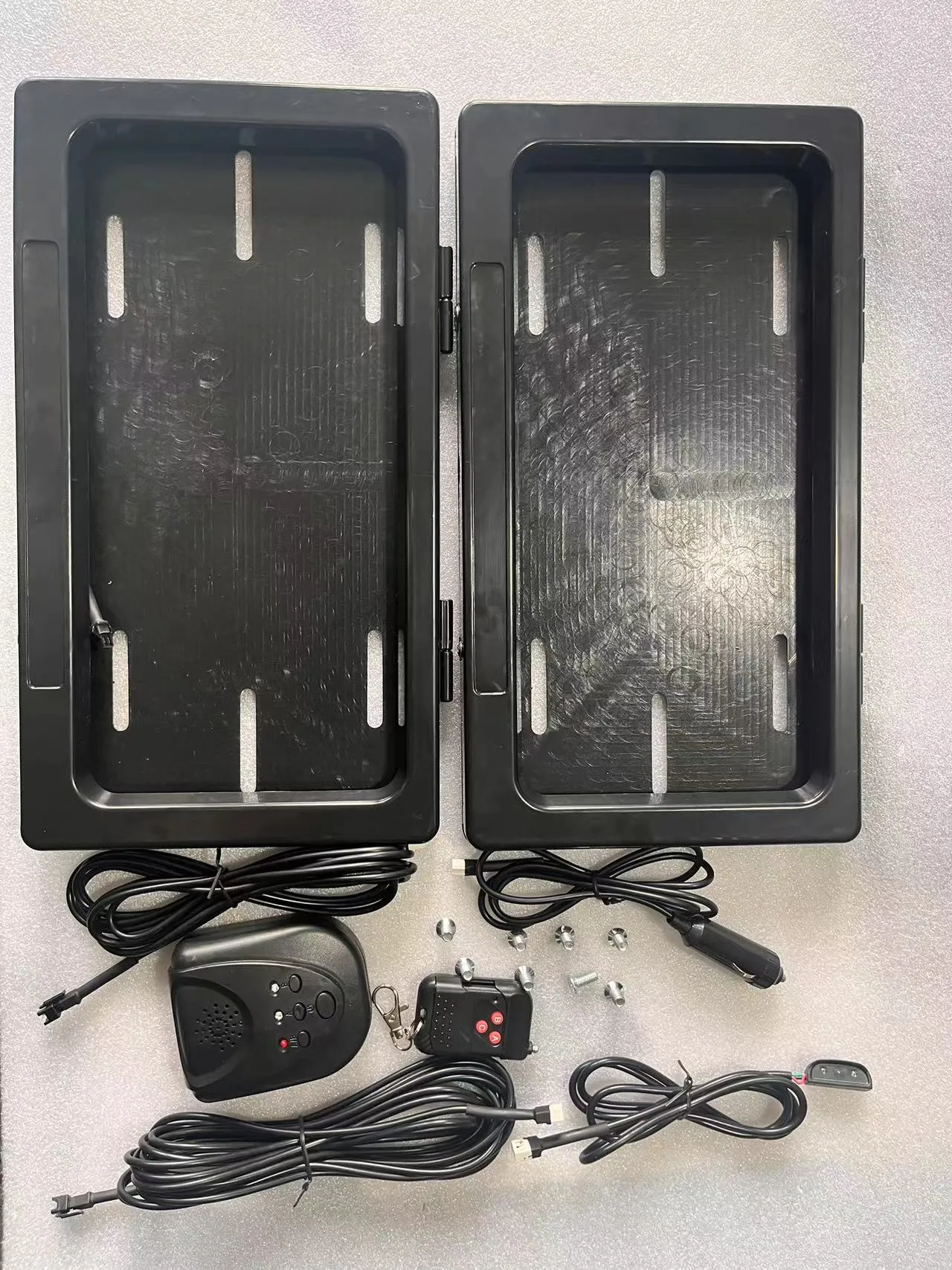 Save Big on Bulk License Plate Curtain Cool Licence Plate Frames  Retractable Shutter License Plate Holder, Stainless Steel Car Number Plate  Frame For