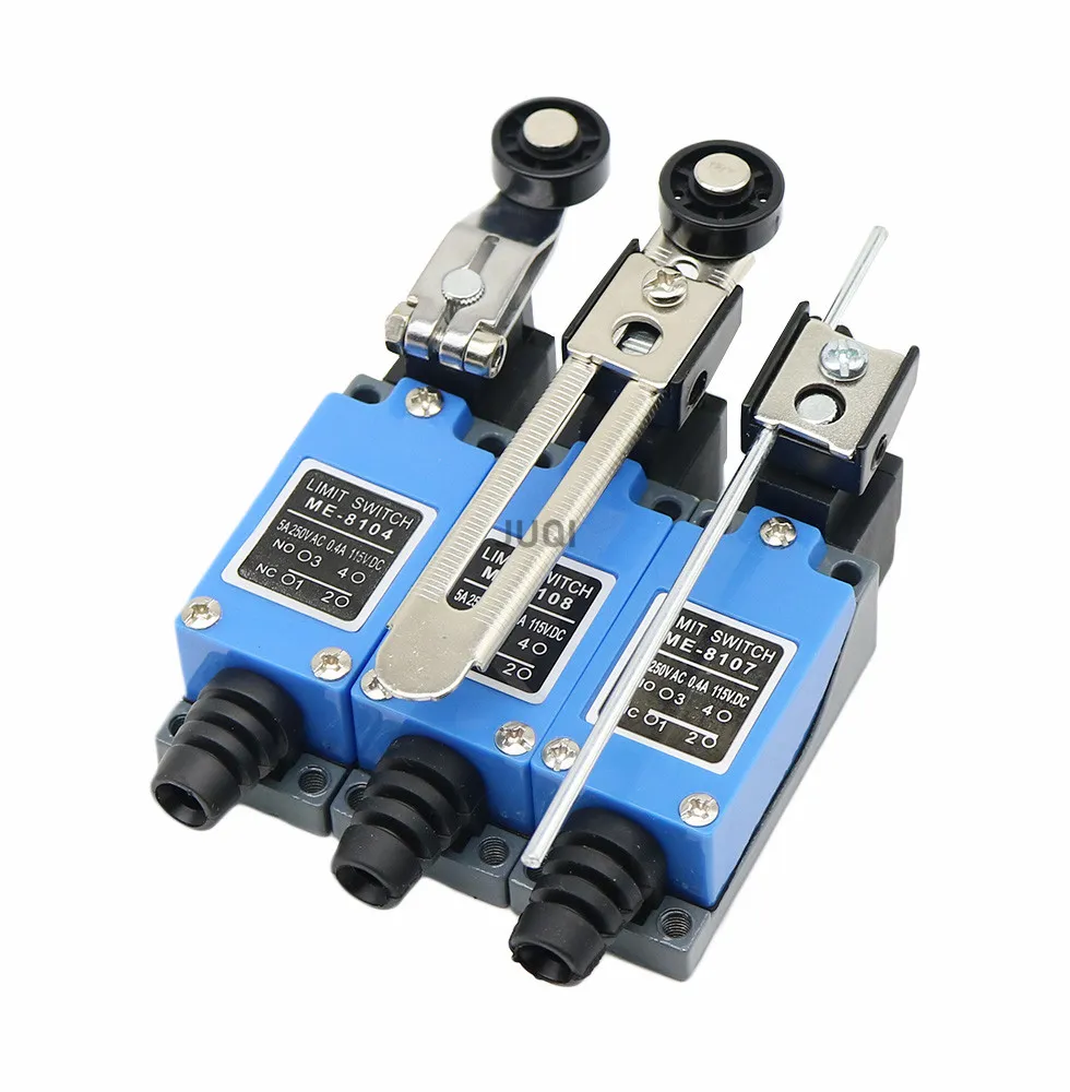 5pcs 3 Pin Mini Micro Limit Switch Long Lever Arm Subminiature SPDT Snap Action