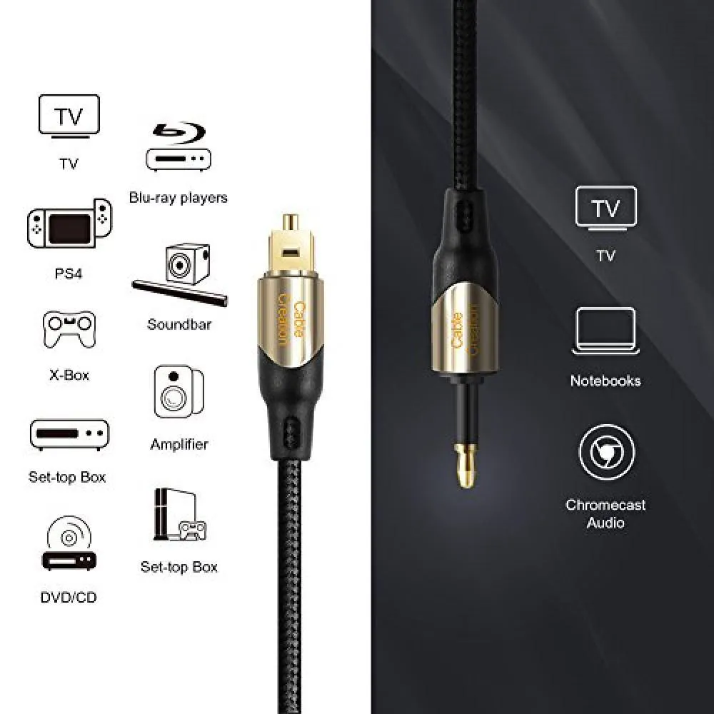 Linea Audio In Fibra Ottica Mini Spina Da 3.5 MM ... - Aliexpress - Foto 2