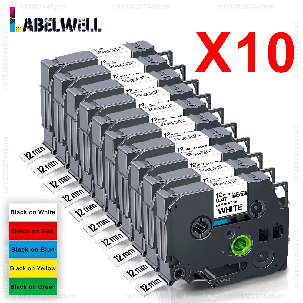 Labelwell 5/10PK 231 12mm Laminated Label Tape... From Ddmyfriend, $25. ...