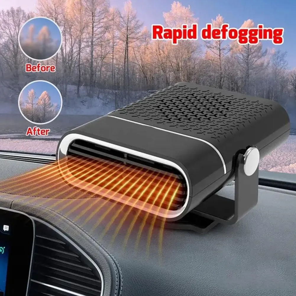 12V Portable Car Heater Fan Defrost Defogging 2 IN Defroster 1 Auto ...