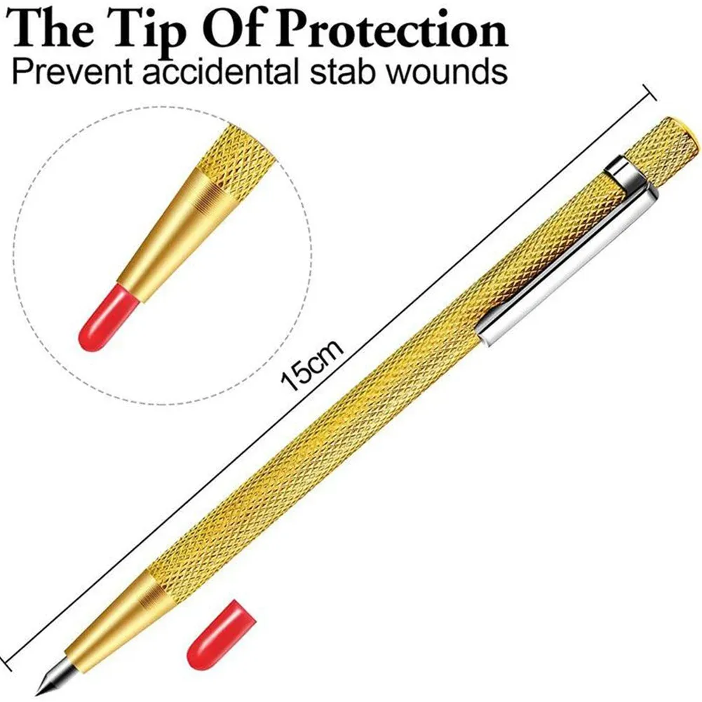 Diamond Tipped Scrib Diamond Glass Cutter Kraspen
