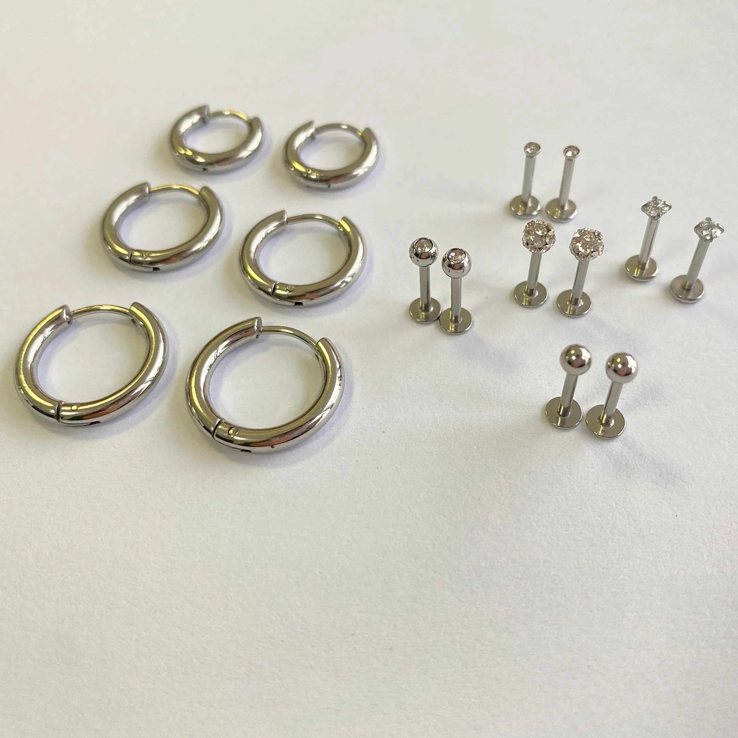 Conch Jewelry Flat Back Earrings Hypoallergenic 14K Gold Plated