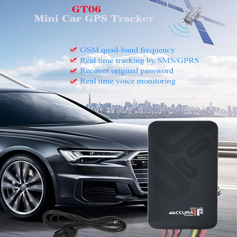 Advanced Mini GT06 Car GPS Tracker with Real-Time SMS/GSM/GPRS Tracking ...