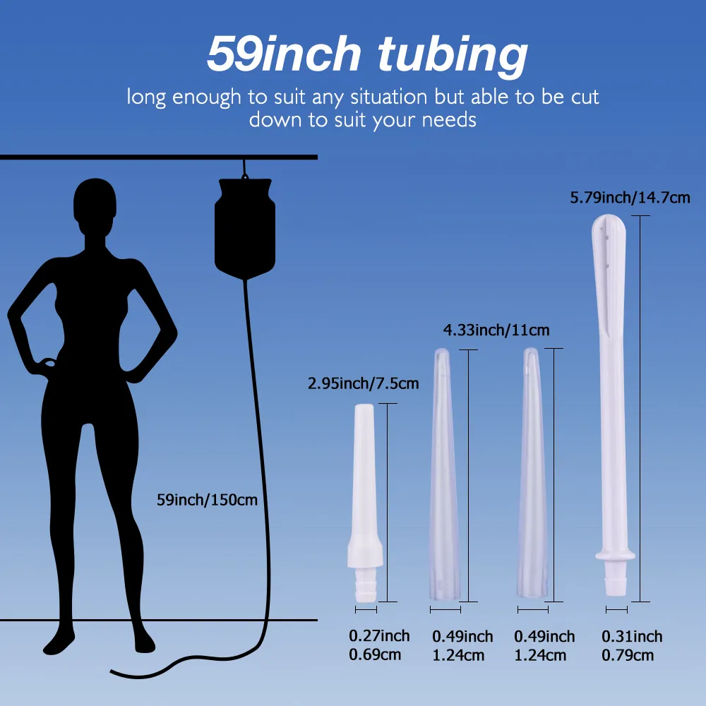 Anima Kit Reusable Silicone Enema Kit 2000 Ml Colon Flush Bag... From Ddmyday ...