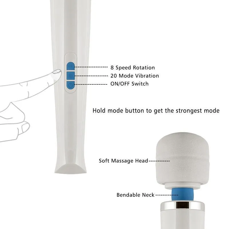 Hitachi Love Rechargeable Magic Wand face massager -...