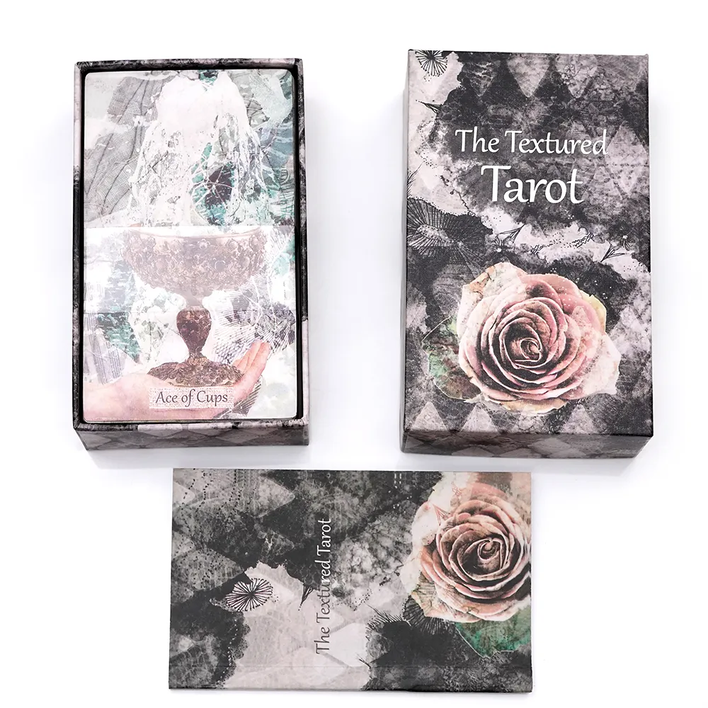 Fully Illustrated Gilded Edge Textured Tarot Deck With