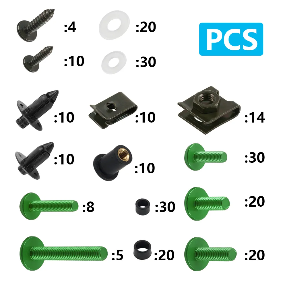 DHgate.com:Kawasaki Motorcycle Fairing Bolts Kit - Complete
