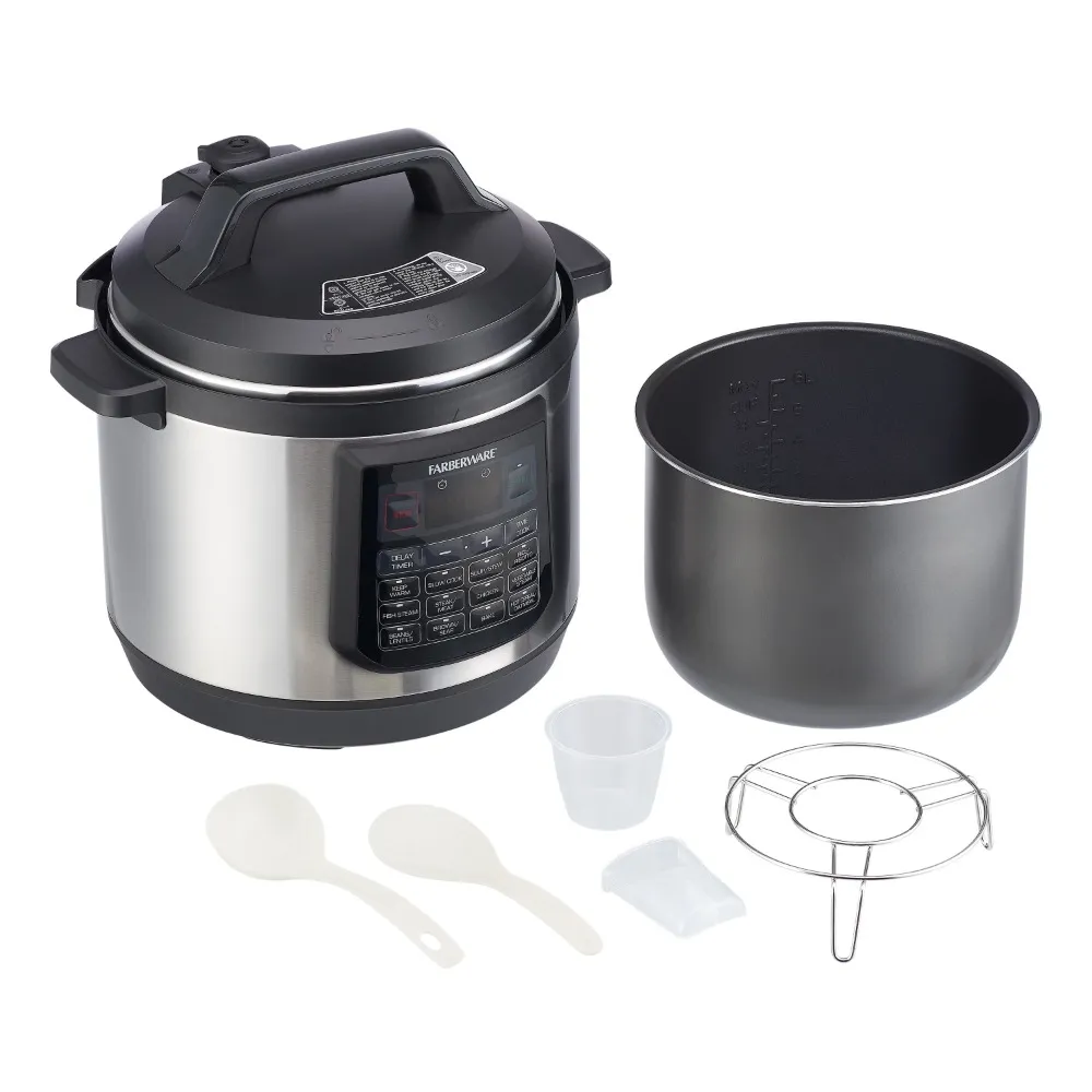 Programmable How To Set Timer On Farberware Pressure Cooker Lid