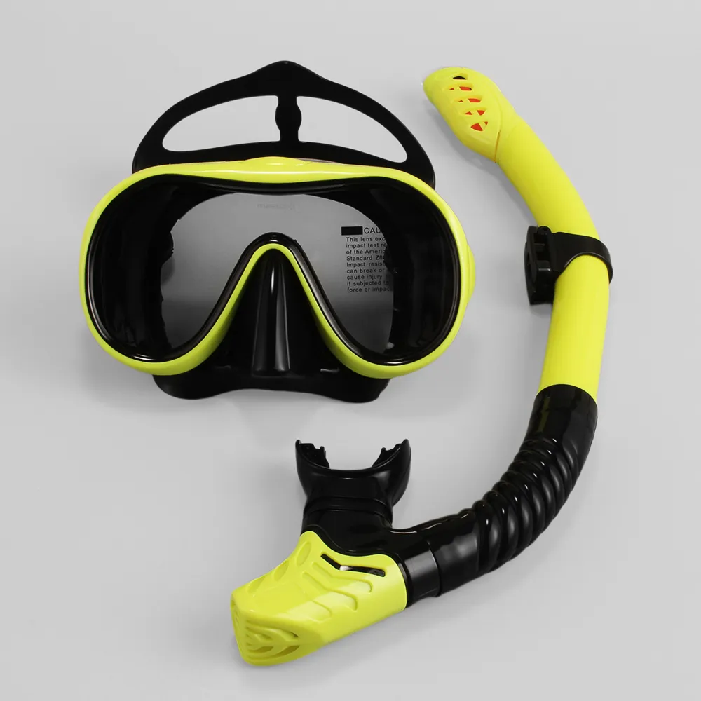 2024Anti-Fog & Anti-UV Silicone Diving Mask And Snorkel Set, Professional Snorkeling Scuba Diving Equipment For Adults From Swim Wear - Price 31.43