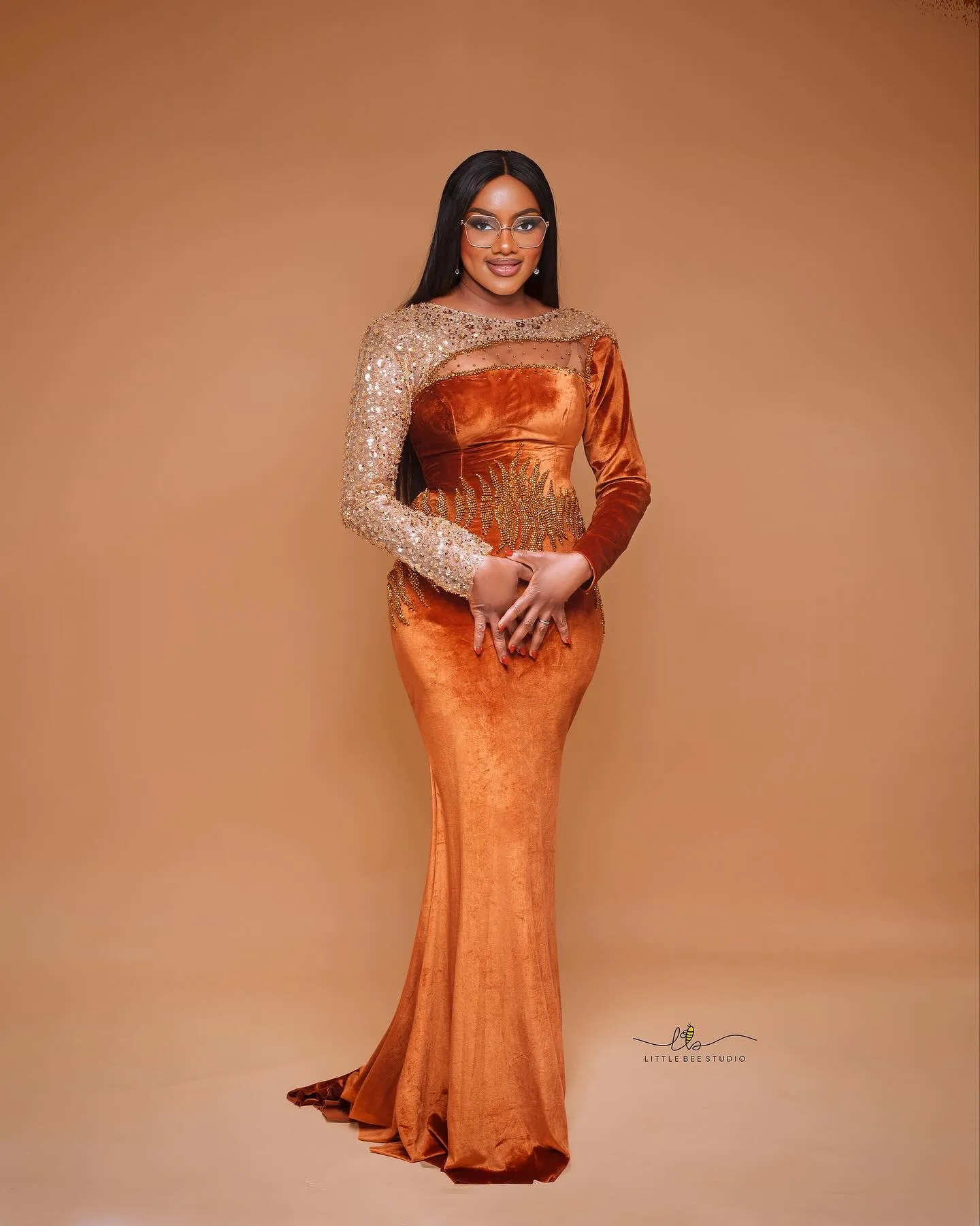 plus size orange sequin dress orange dress plus size Plus Size Orange Sequins Plunging Neck Long Train Trumpet Prom Dress-parroquiadesanalbertomagno.com