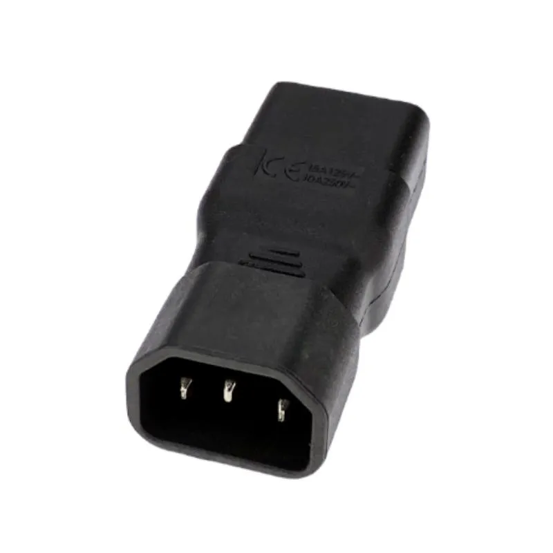Adattatore Da C14 A C19 - Per UPS E Server, 10-15A, 125-250V, In PVC Ignifugo