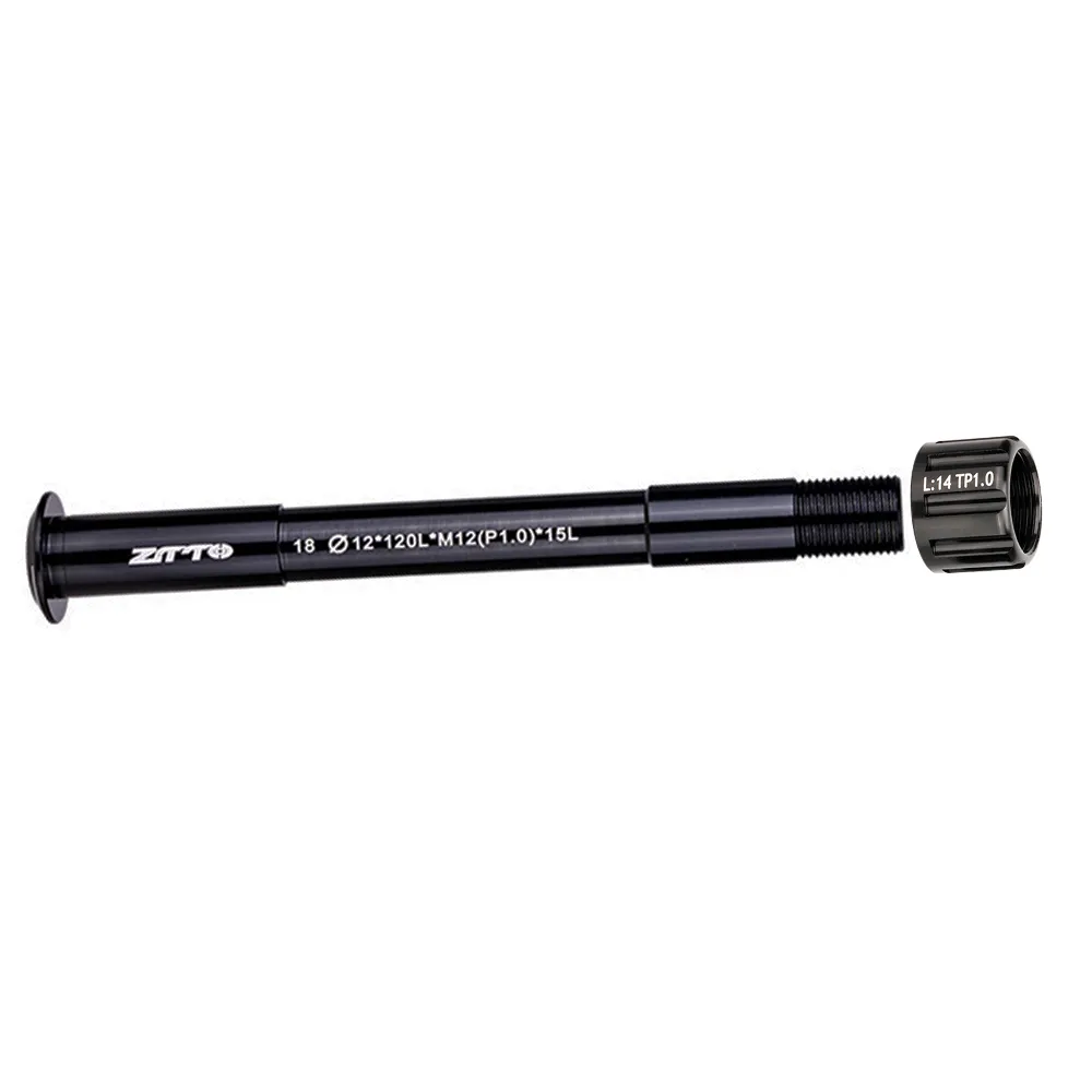 thumbnail image 2 of M12 X 1.5mm Aluminum Alloy Mountain Bike Thru Axle Nut For Bike Hubs Bicycle Accessories 2 of 12