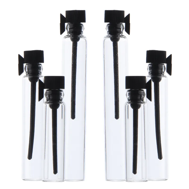 wholesale 10 Pack Mini Glass Sample Perfume Vials Bottles Portable Empty  Lab Test Tube Containers for Fragrance Essence - Main Image