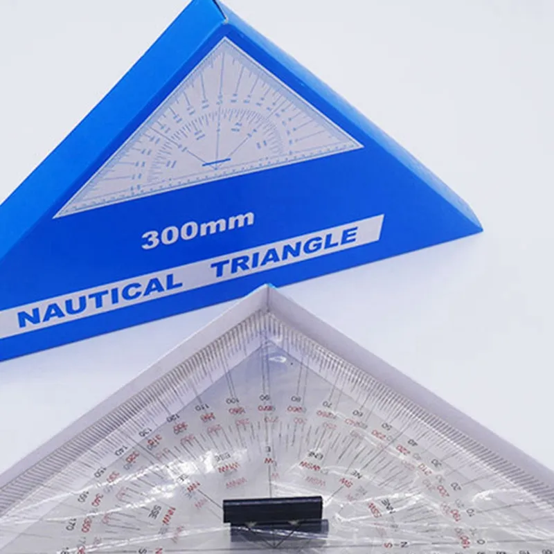 Large Scale Triangle Ruler For Ship Drawing & Distance Measurement ...