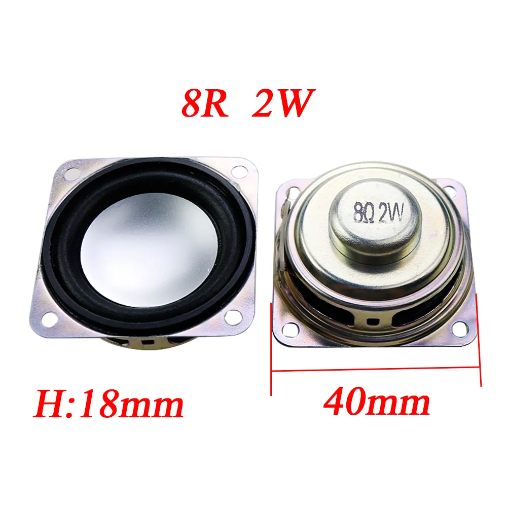 Ultra-slim 8Ω 2W Speaker, 40/50/66/77mm Audio Driver for Phone