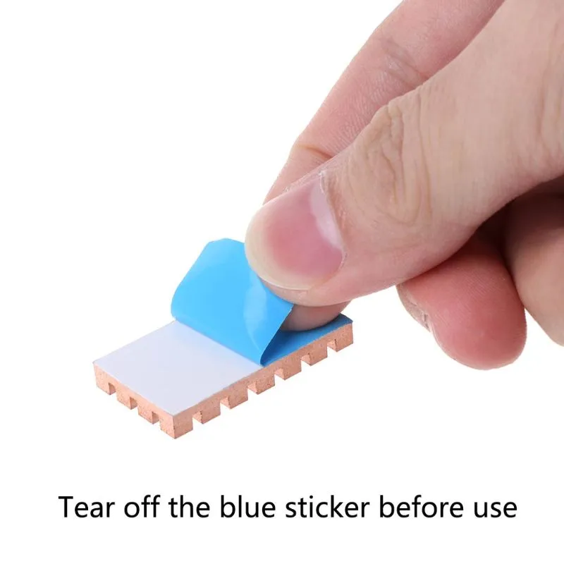 32x18MM M.2 SSD 2260 NGFF 2242 Computer Laptop Solid Hard Disk Ultra-thin Copper Fin Cooling Cooler Silent Heat Sink Radiator