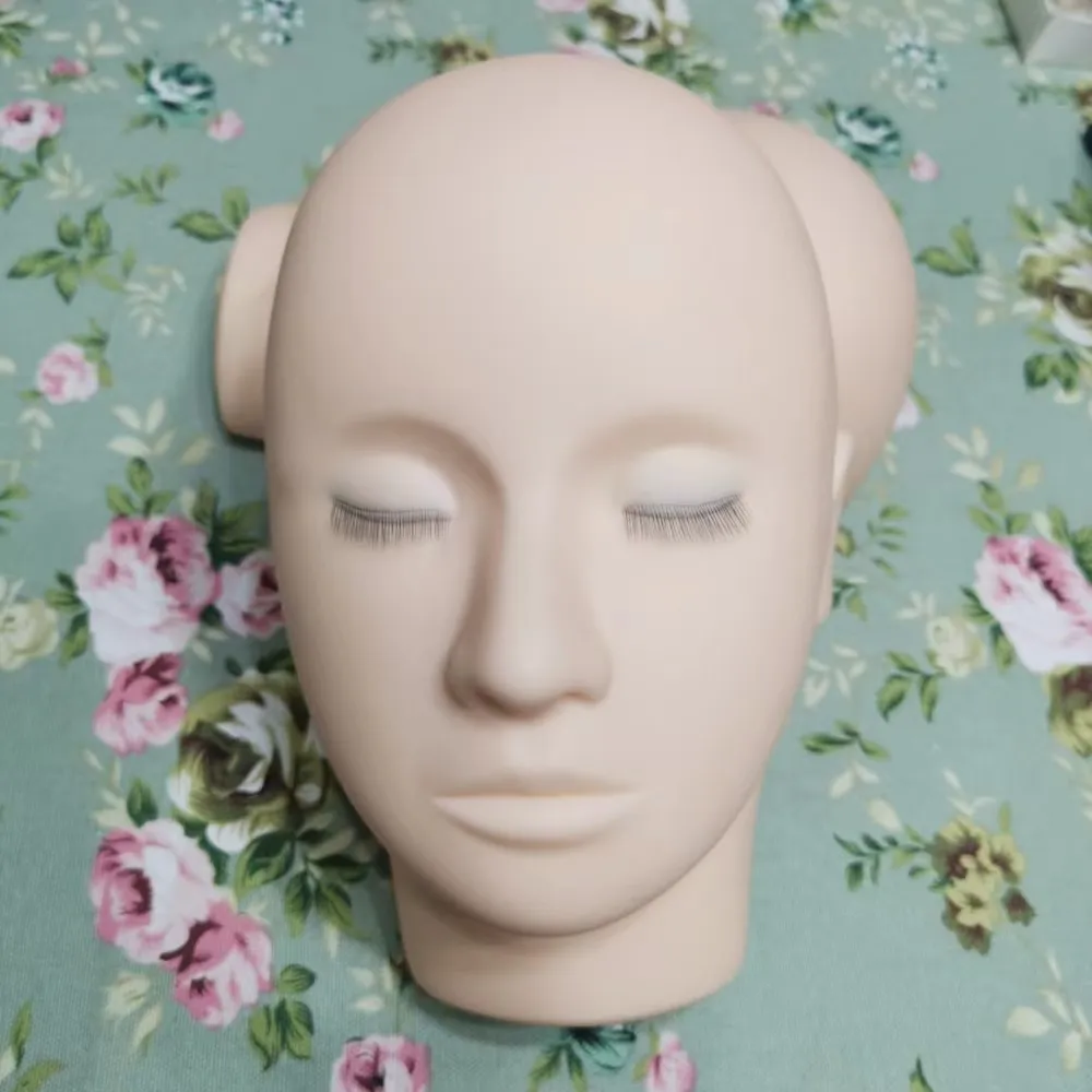 Flat Head Lash Mannequin Doll with Movable Eyelids for Eyelash ...