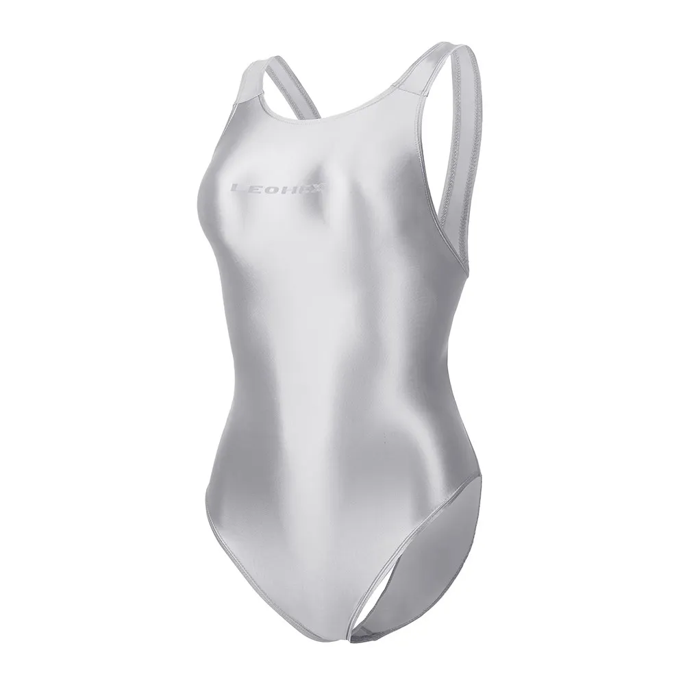 Japanese Shiny See Through One-Piece Swimsuit for a Sexy